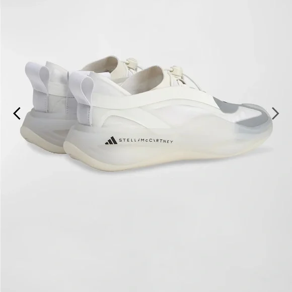 Adidas by Stella McCartney White Gray Sneakers - Picture 6 of 7